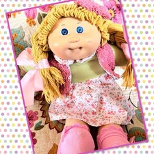 Darling Vintage Cabbage Patch Kids Girl Doll HM3 Honey Blonde Hair Blue Eye