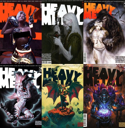 Heavy metal magazine issues - magazine, (issues