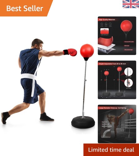 Adjustable height punching bag - adjustable,
