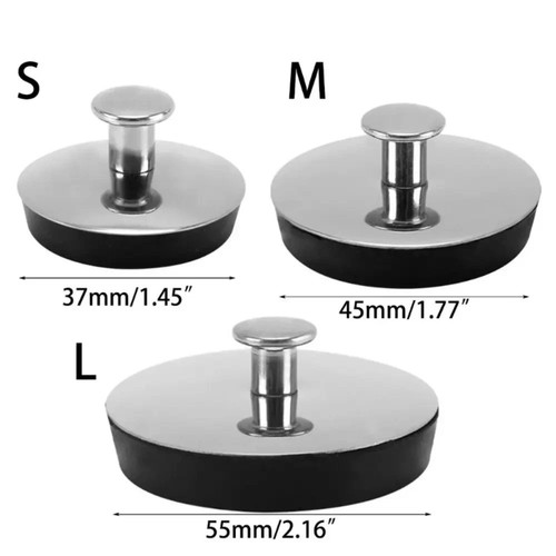 Universal rubber bath plug - universal,