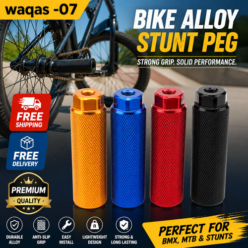 Bike alloy foot stunt peg - alloy,