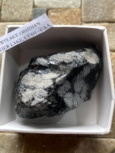Snowflake obsidian sevier - "snowflake",