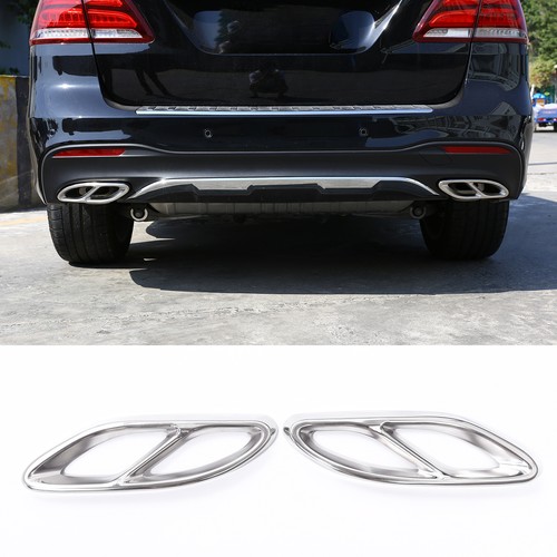 Sliver exhaust pipe tip - exhaust,