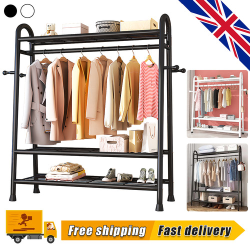 Heavy duty double clothes rail - clothes,