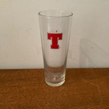 1X1  TENNENTS PINT GLASS BREWED WITH PASSION IN SCOTLAND USED IN VGC