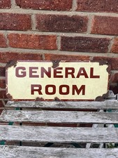 North Eastern Railway General Room Sign Rare Railwayana 