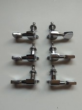 Machine Heads, 3 X 3, Gotoh Style (Not Gotoh), Chrome