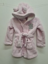 Baby Girl Dressing Gown 12-18m Pink  TINY TATTY TEDDY