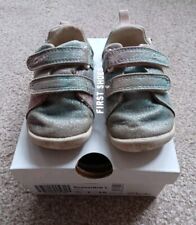 Girls Clarks First Shoe Pre Walker Roamer Shoes Toddler Size 3.5F Standard Width