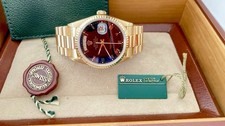 Rolex Day Date President Black Roman Dial 1990 Full Set Double quick Set. 36mm