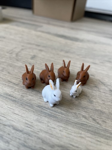 Mini printed rabbits in - printed, 6
