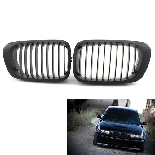 Matte black front - black, grille