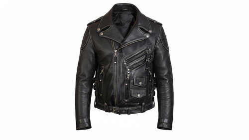 Men genuine black leather - men’s,
