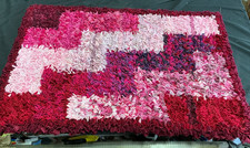 Handmade proggy proddy mat