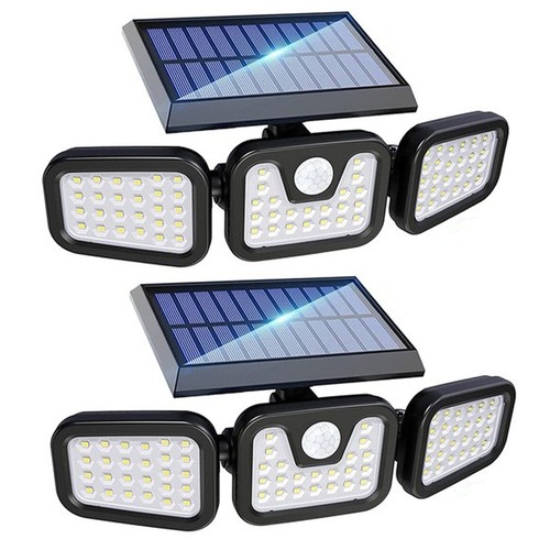 Head led solar security - 3-head,