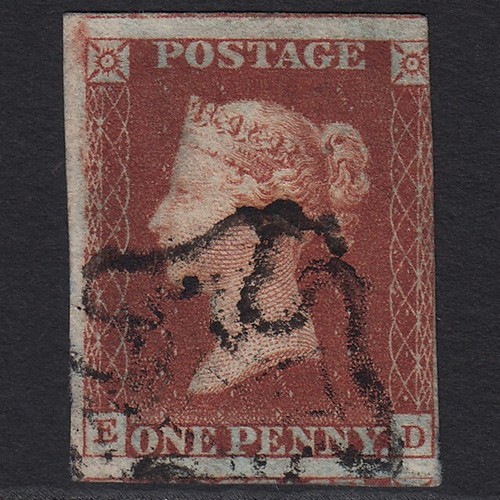 E12 gbqv 1841 red brown - 1841, red-brown