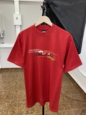 Vintage 90s Ferrari Racing F1 Graphic Big logo t-shirt Y2K size M color red