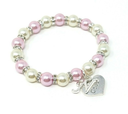 Personalised pink ivory letter - pink,