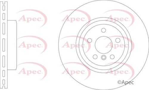 Apec brake disc rear single - disc,