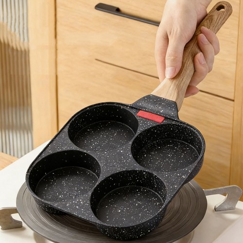 Hole frying eggs pan - eggs, with