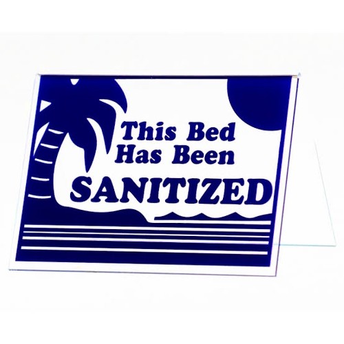Acrylic sunbed sign this - acrylic, bed