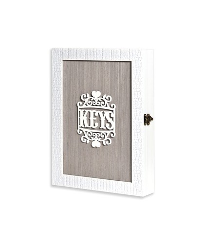 Wooden key box wall mount - wooden,
