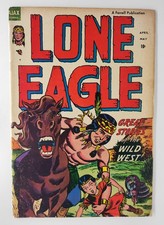 Lone Eagle #1 GD Golden Age Western Ajax Comic Book 1954