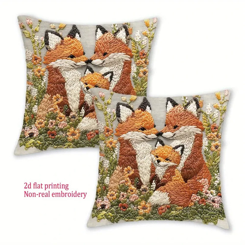 Winter wonders fox - fox, pair