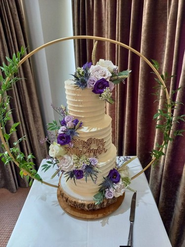 Elegant golden hoop - elegant, wedding