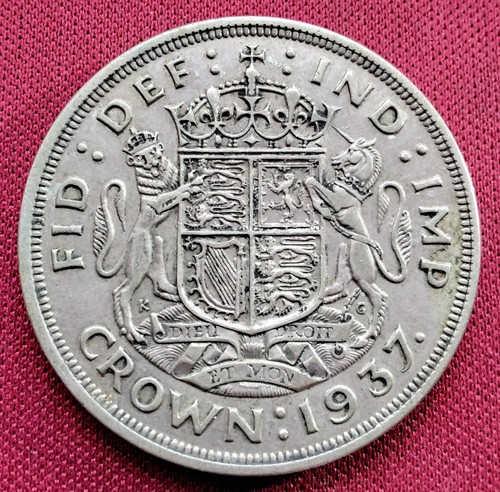 1937 crown silver george vi - 1937,