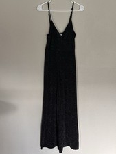 Row A Black Glitter Sparkly