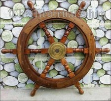 Brass finishing wooden - 24",