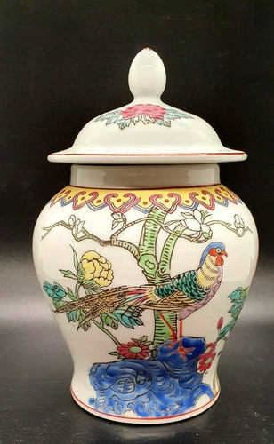 Chinese porcelain temple - porcelain, jar