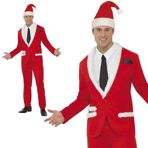 Santa suit cool santas costume - suit,