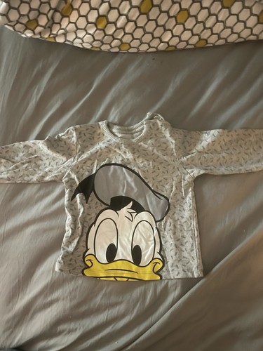 Baby donald duck shirt - duck, size
