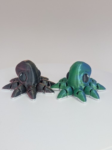 Printed articulated octopus - printed,