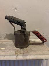 Vintage MONITOR No. 132 Brass Paraffin Blow Torch Lamp British Made - Untested