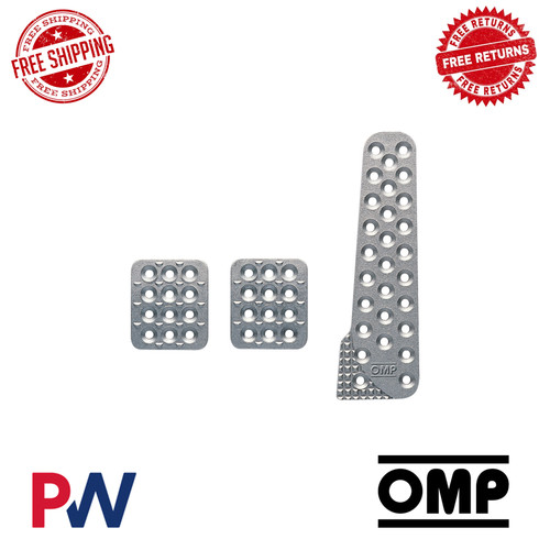 Omp racing pedals sandblasted - racing,