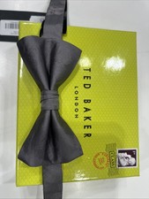 Ted Baker Silver Bow Tie