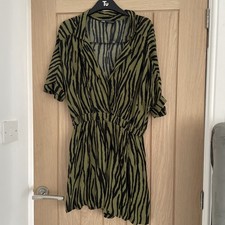 Zara Green Mix Play suit Medium