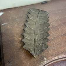 Black Forest Carved Leaf Stamped Rigi Central Switzerland Circa 1900