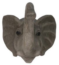 Gray Elephant Head Papier