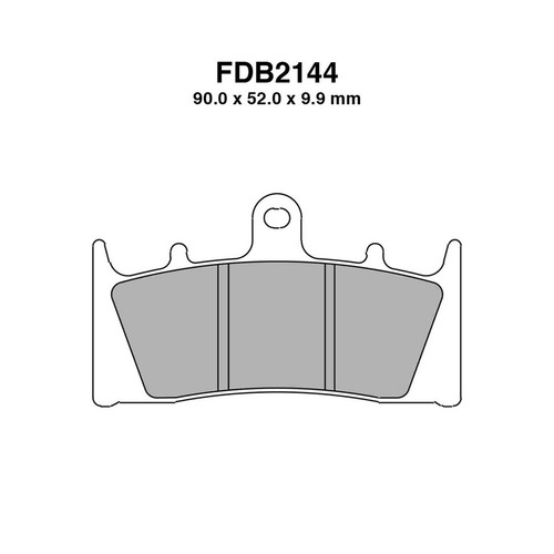 Pair brake pads ferodo - of,