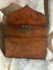 Wooden Church Collection Box,brass Fitting,with Key,poor Locking System.
