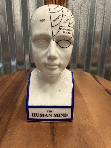 Vintage the human mind - human, ceramic