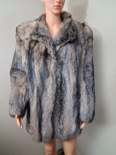 Genuine coyote fur jacket - fur,