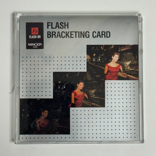 Minolta flash bracketing card - minolta,