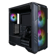 Cooler Master HAF 500 ARGB Mid Tower Case - Black
