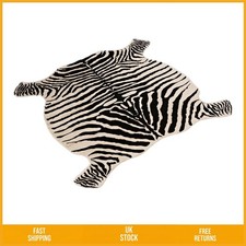 Elegant Faux Zebra Print Area