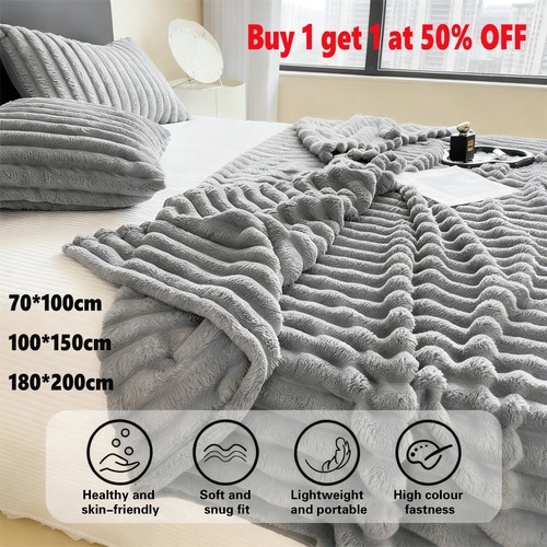 Large ribbed faux fur - large,